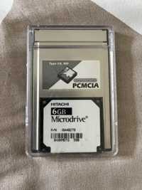 Microdrive 6GB hitachi +adapter pcmcia