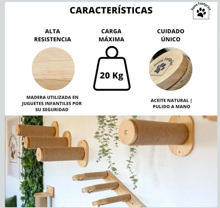 Vendo escada para gatos nova (Climbing Stairs da Home Footprint®)