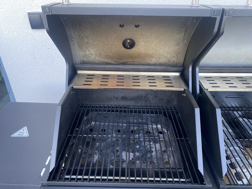 Grill węglowo-gazowy 88x36,5 cm Burns & Barkles