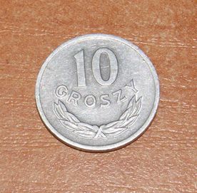 Moneta 10 groszy 1966