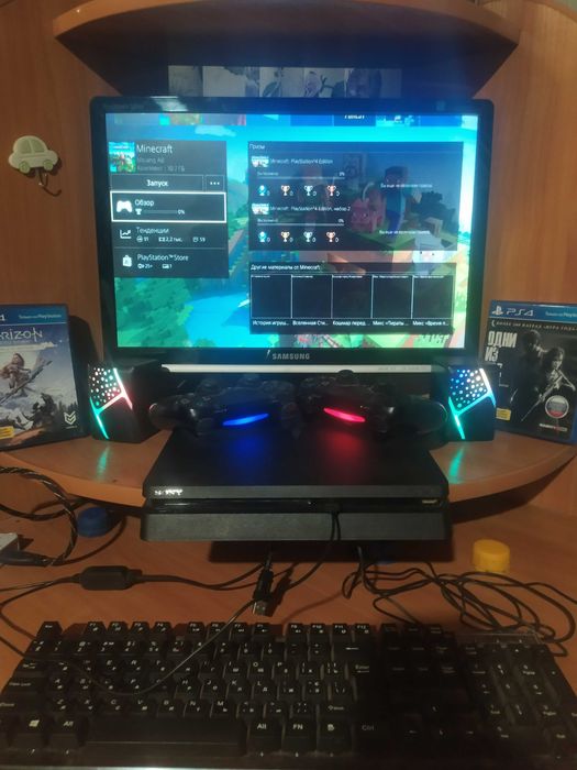 PS4 Slim 1ТБ в Ідеалі. З Іграми.