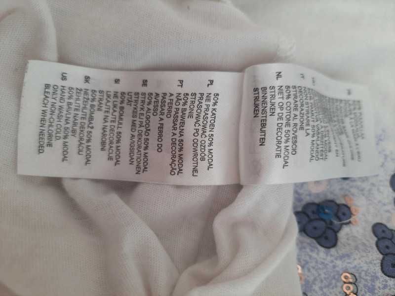 Bluzka H&M S 36 luzna z cekinami Modal