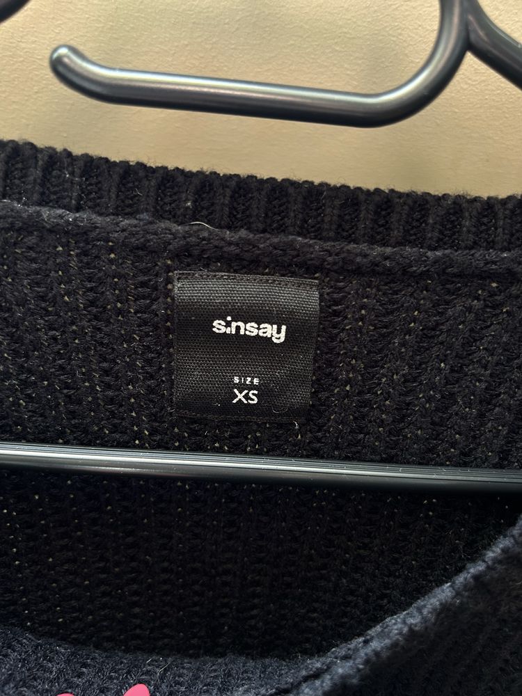 Sweter w gruby splot Sinsay XS