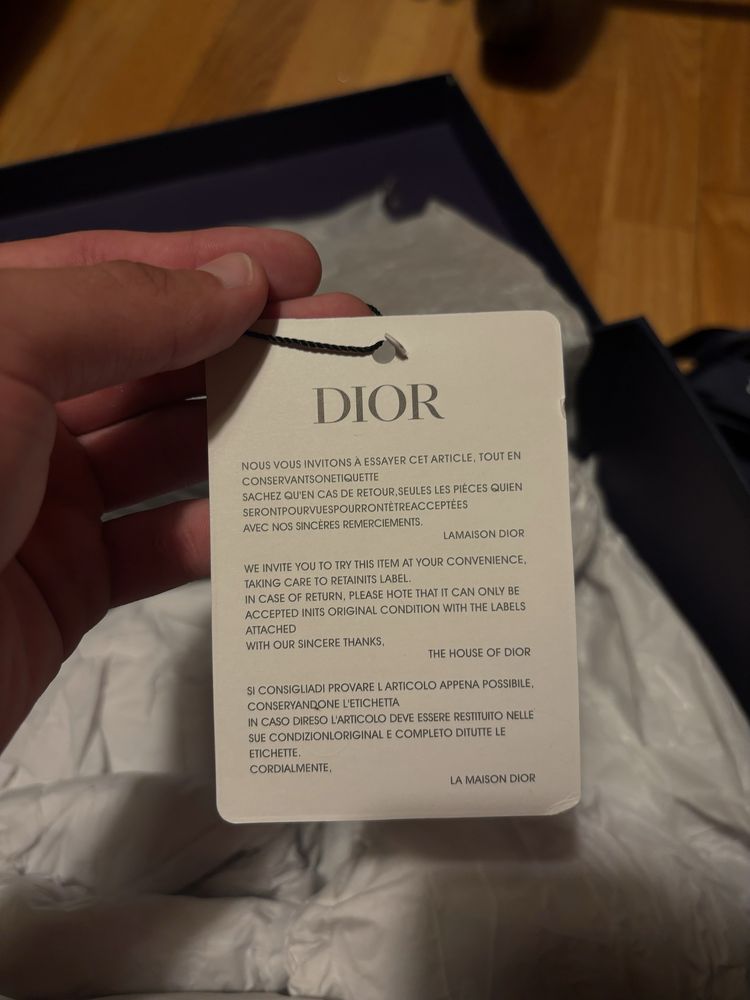 Tenis dior B30 43 com caixa e acessorios