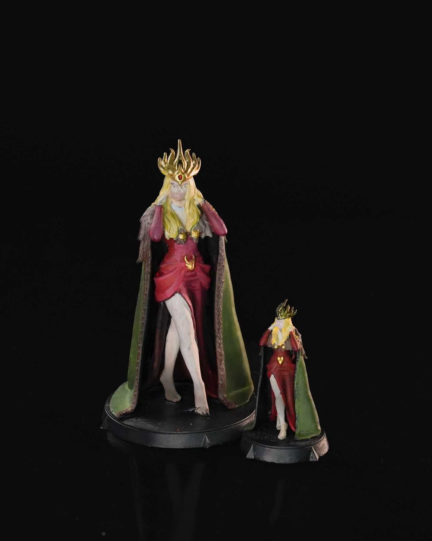 Valeria - Królowa Cierni - 32mm 14K zgodna z DnD RPG Pathfinder Warha.