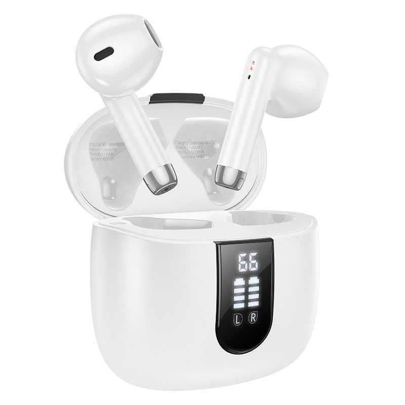 Słuchawki bezprzewodowe / bluetooth stereo TWS EW36 Delicate białe