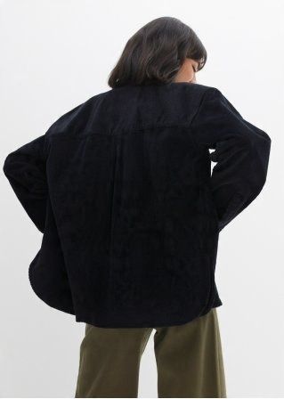 B.P.C sztruksowa koszula czarna oversize r.50