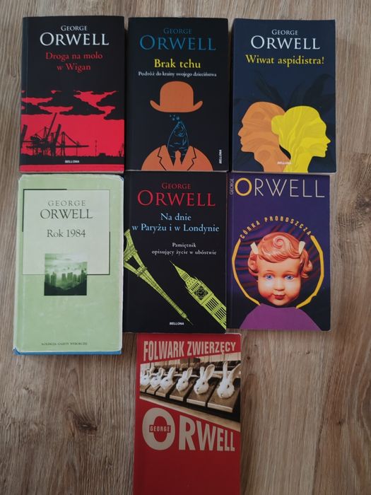 George Orwell zestaw 7 książek