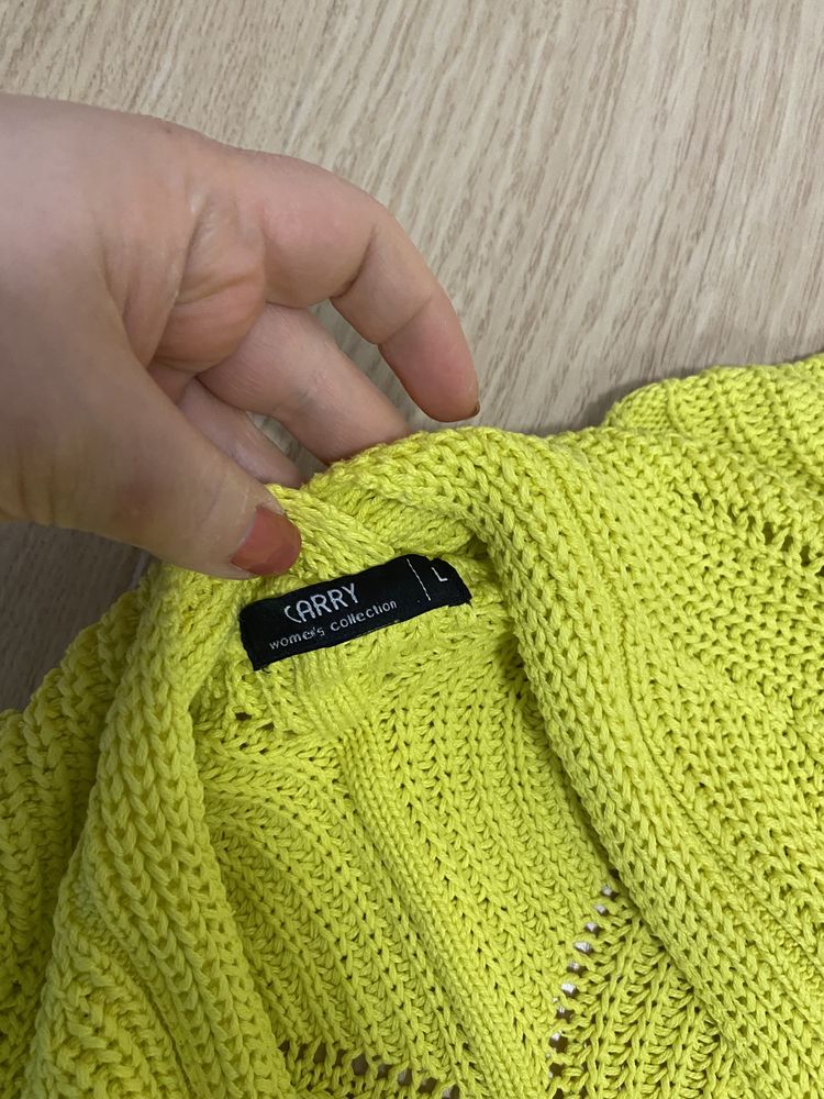 Sweter damski CARRY L limonka