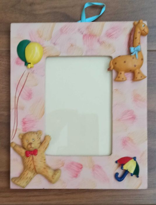 Conjunto espelho + moldura quarto de criança