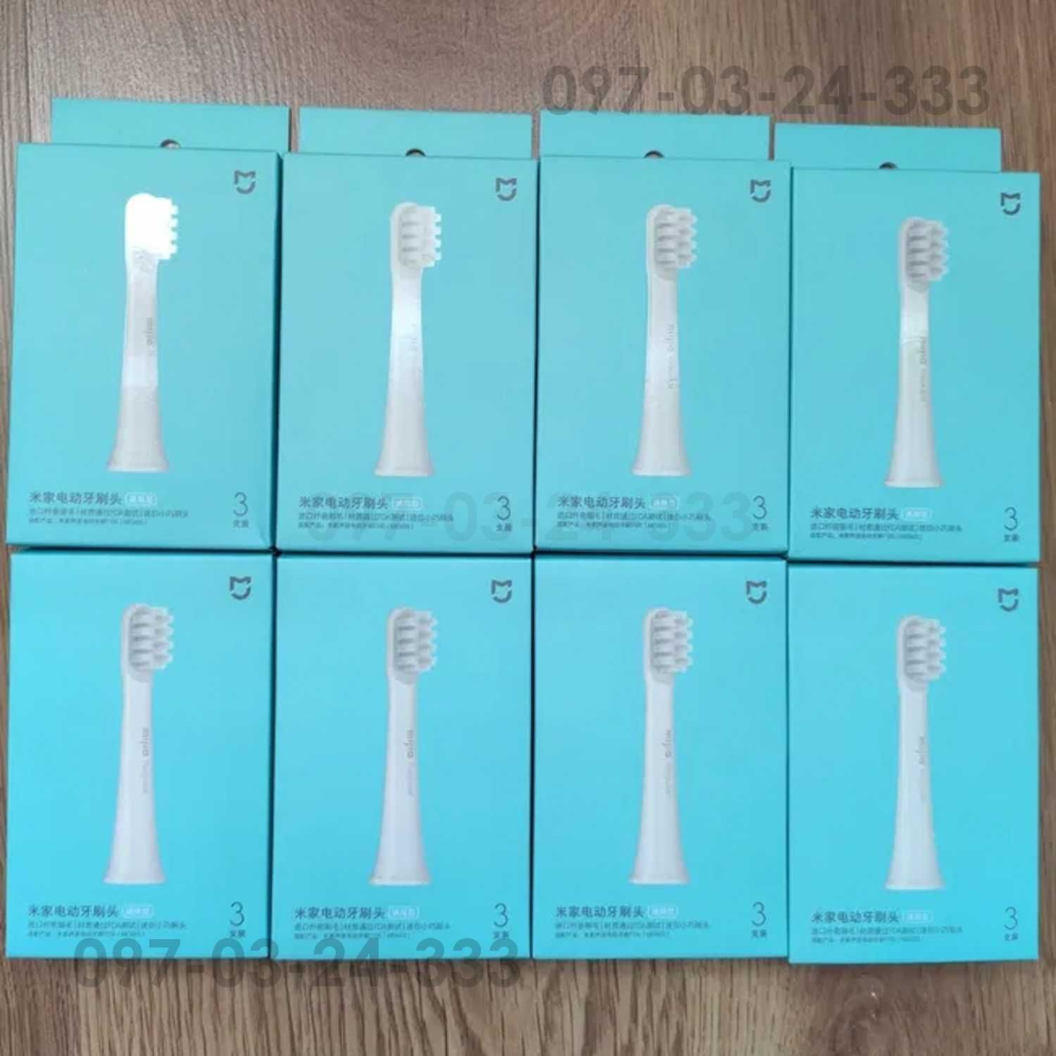 Упаковка 3 шт насадки для зубної щітки Xiaomi Electric Toothbrush T100