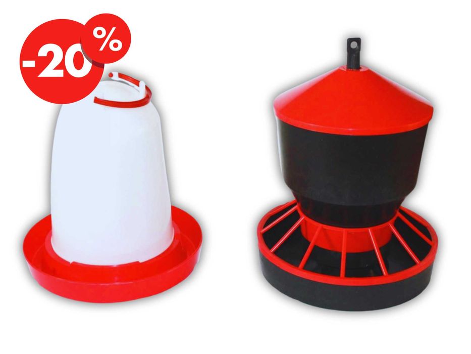 Karmnik Automatyczny Karmidło Poidło Dla Drobiu Kur Ptaków 6KG OKAZJA