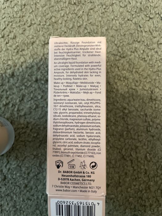 Podkład Babor htdra liquid 05 ivory 30ml 0110