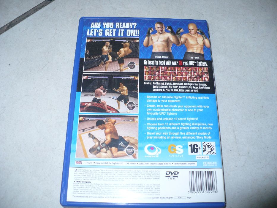 UFC ,,sudden impact''na Ps2.