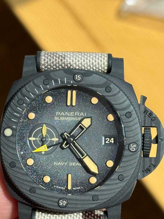Officine Panerai Submersible QuarantaQuattro GMT Navy SEALs Carbotech