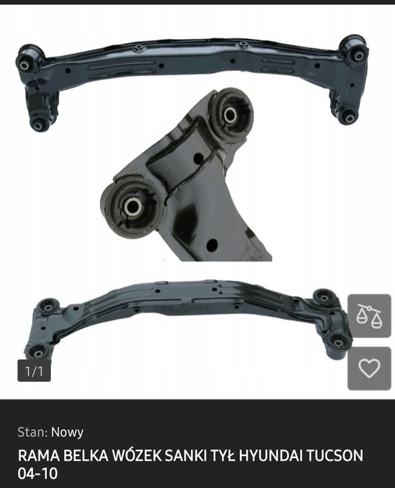 NOWA Rama Belka Sanki Hyundai Tucson