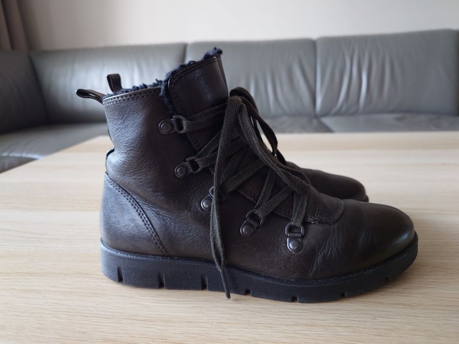 Botki buty Ecco rozm 36, skóra, super