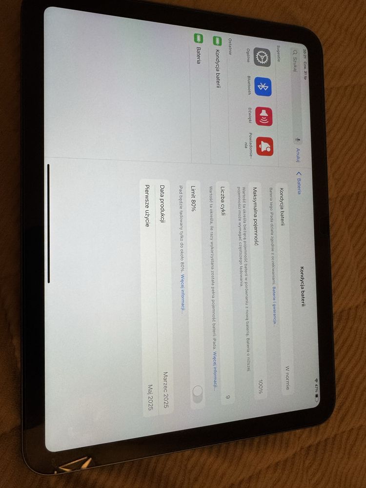 iPad 11. generacji (2025, A16) – 128 GB Wi‑Fi – jak nowy!