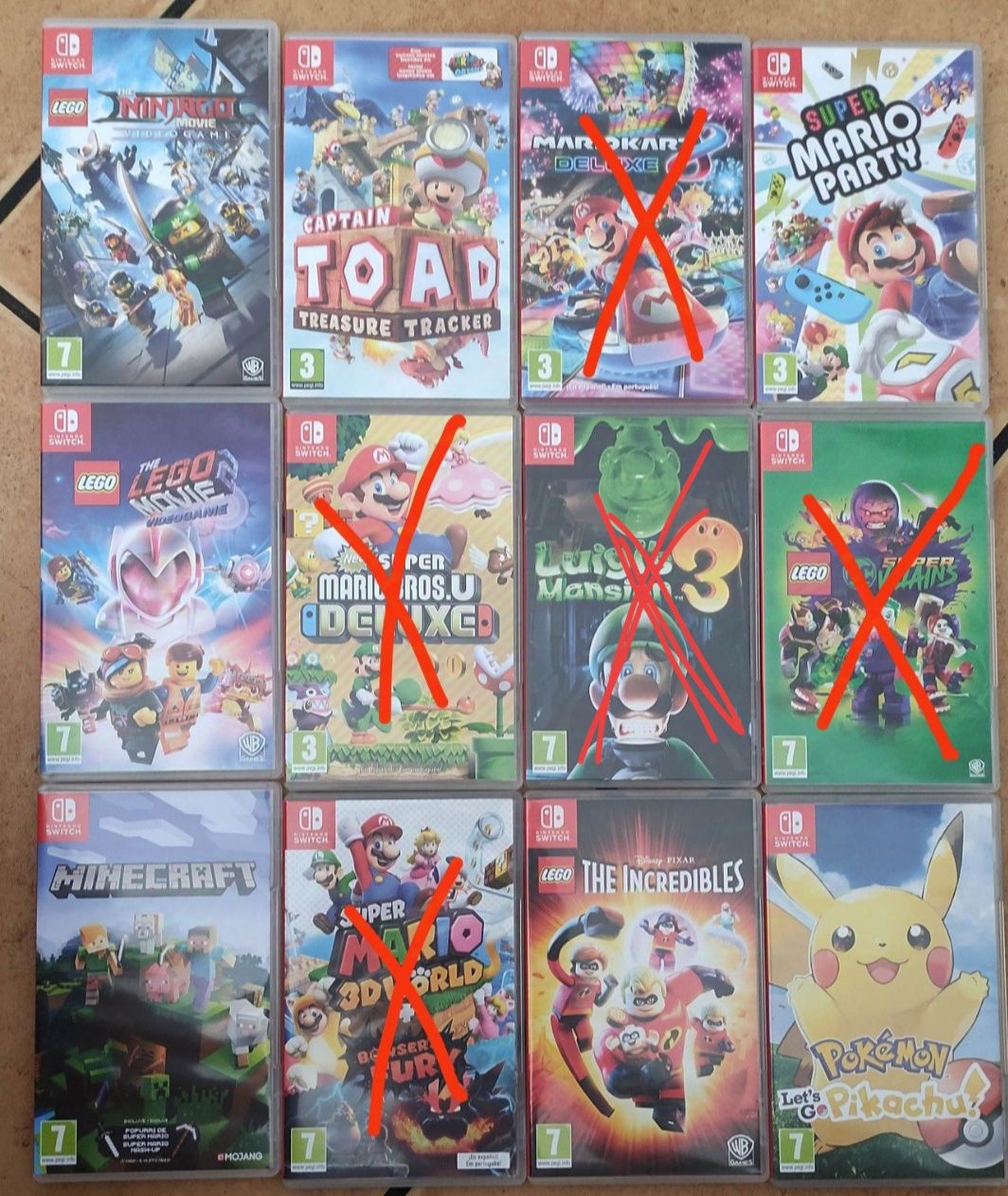 Vários Jogos Nintendo switch
