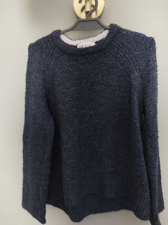 Granatowy sweterek HM r. 122/128