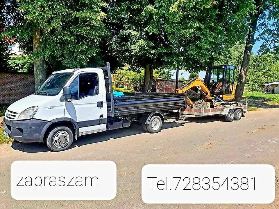 Prace ziemne,frezowanie pni, koparka wywrotka wozidło , wiertnica