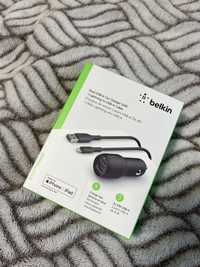 Автомобільний зарядний пристрій/car charger Belkin