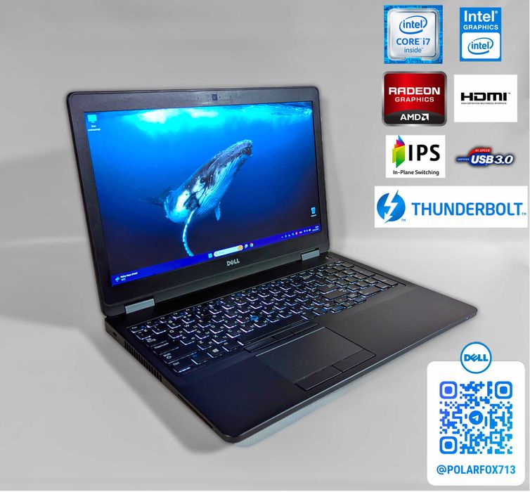 Dell Latitude E5570 i7/3.6GHz/IPS/16GB_RAM/500G_NVMe/M370 2GB/TBD/Webc