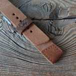 Pasek do zegarka 20 mm handmade skóra vintage ręcznie robiony