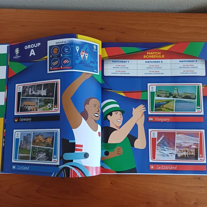 Álbum cromos Euro 2024 COMPLETO
