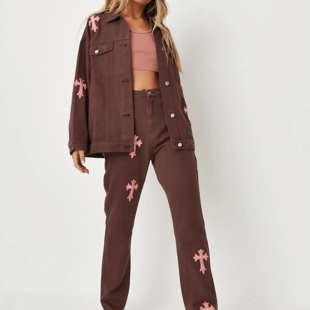 Костюм MISSGUIDED denim
арт. 1008

Куртка 
Довжина - 63см
Рукав - 48см