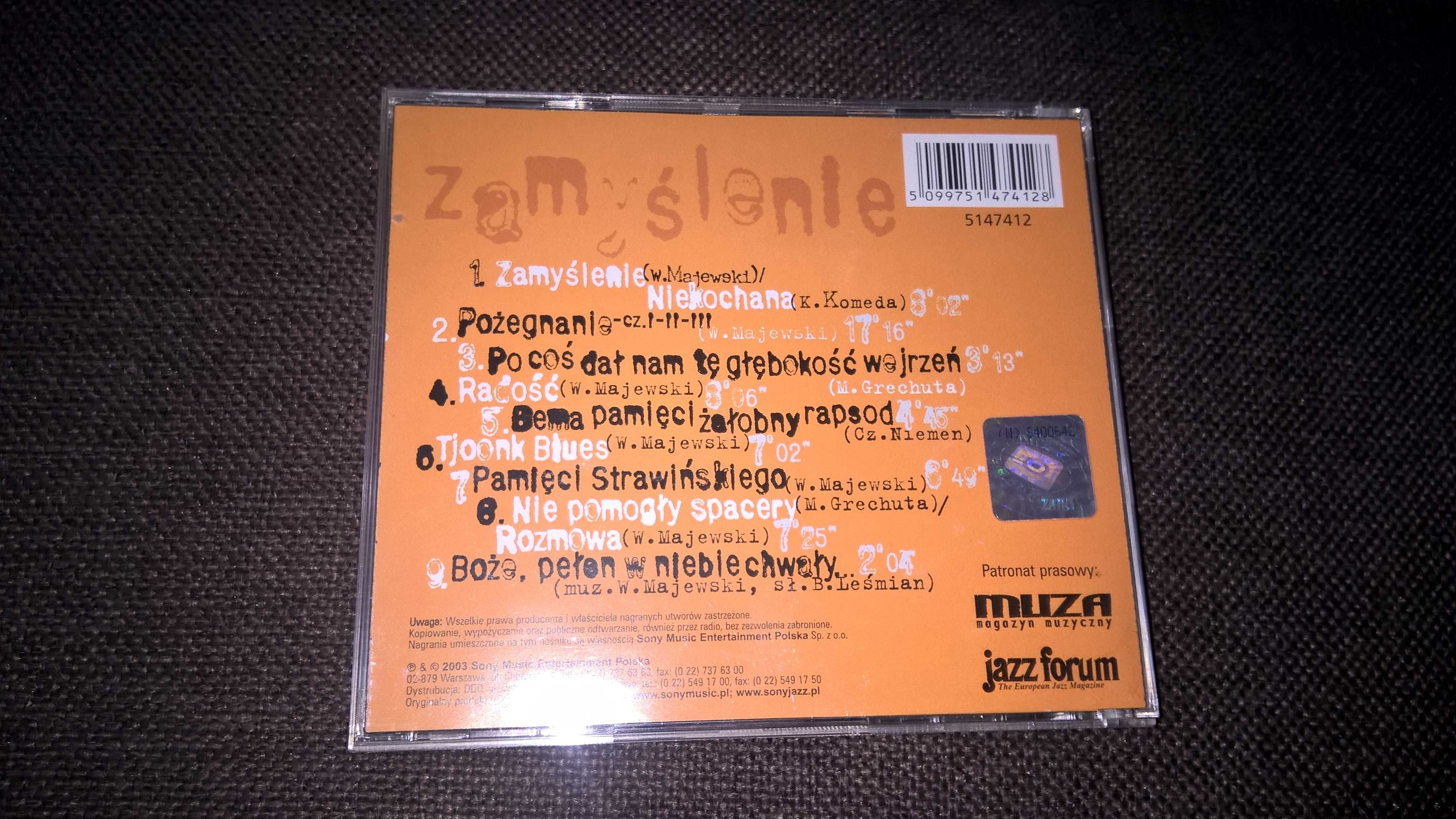 CD Wojciech Majewski Quintet Zamyślenie 2003