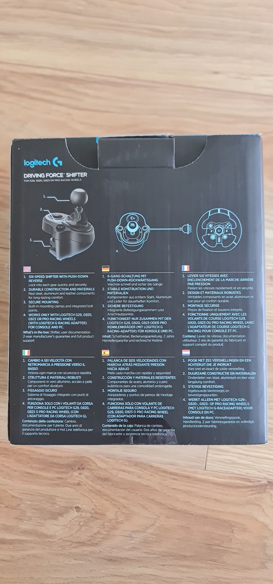 Logitech G Driving Force Shifter_ NOVO