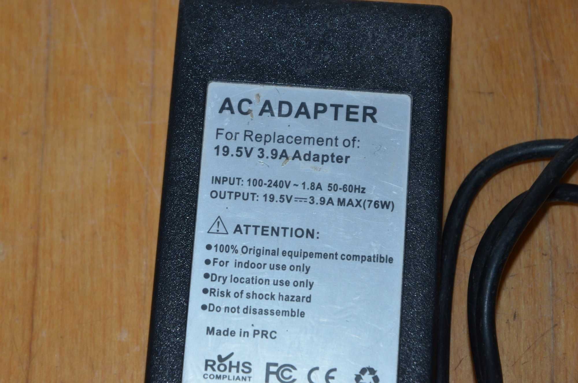 Блок живлення 76W AC Adapter 19.5V 3.9А 6.0mm*4.5mm*pin(Sony)