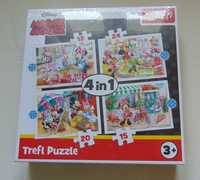 Puzzle TREFL 4in1 Disney Myszka Minnie