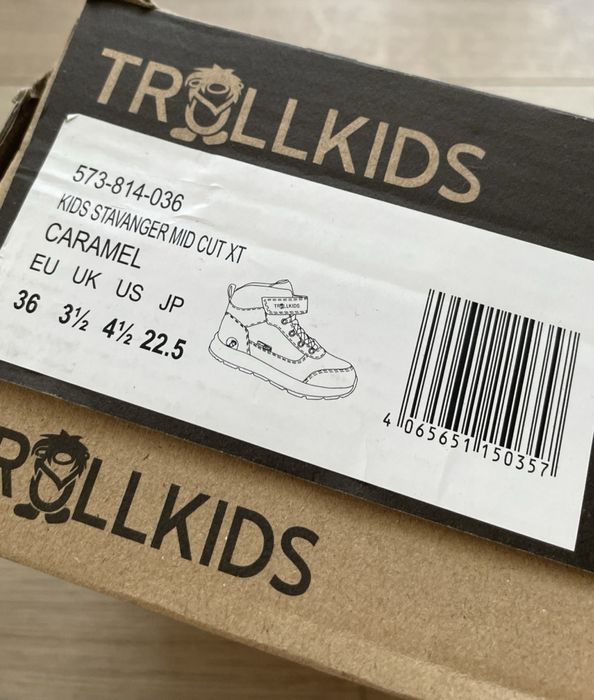 Trollkids botki trzewiki kozaki membrana nowe 36