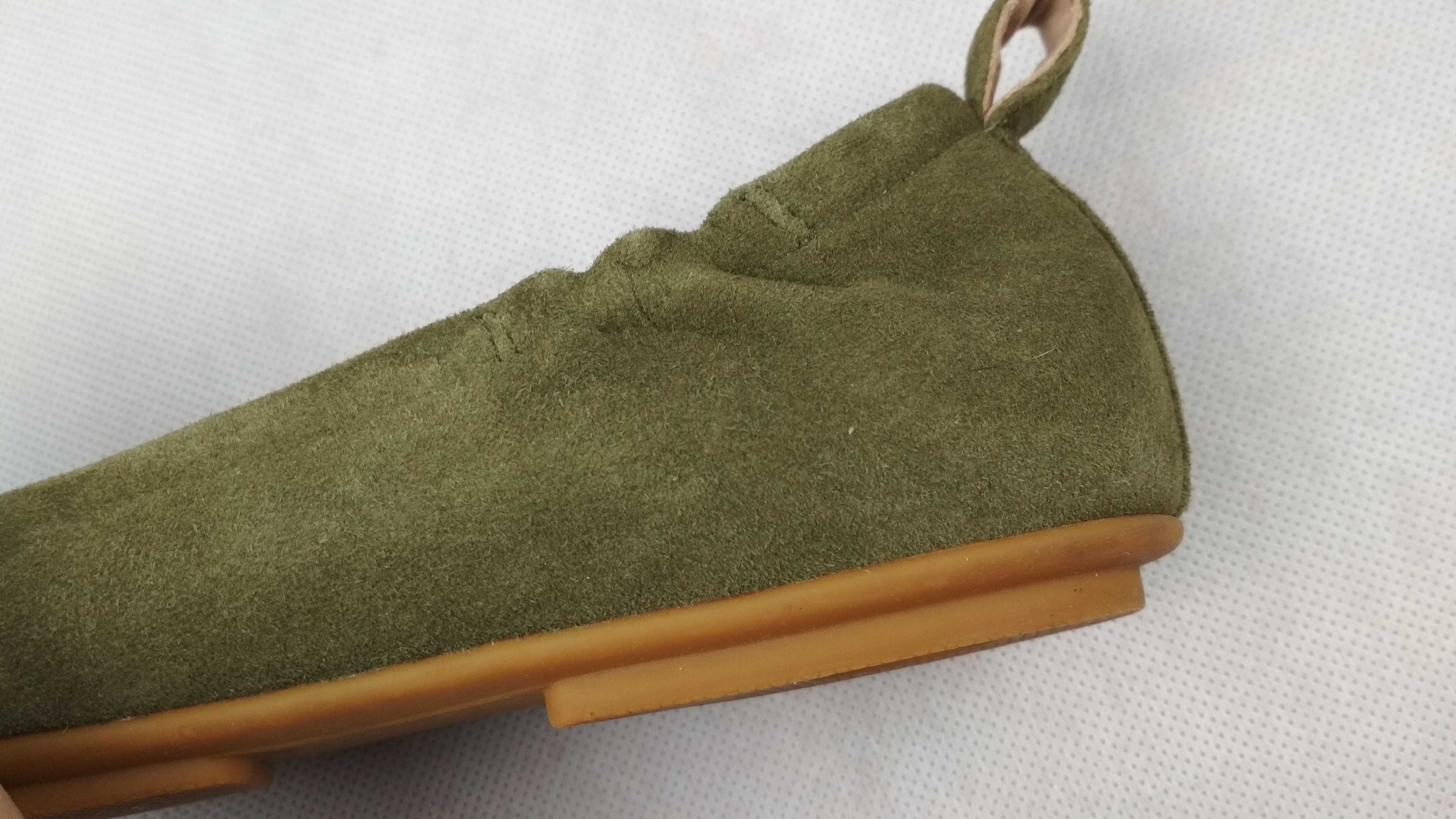 FITFLOP Ballet Mossy 6 Buty Balerinki Baleriny Skórzane Roz. 36
