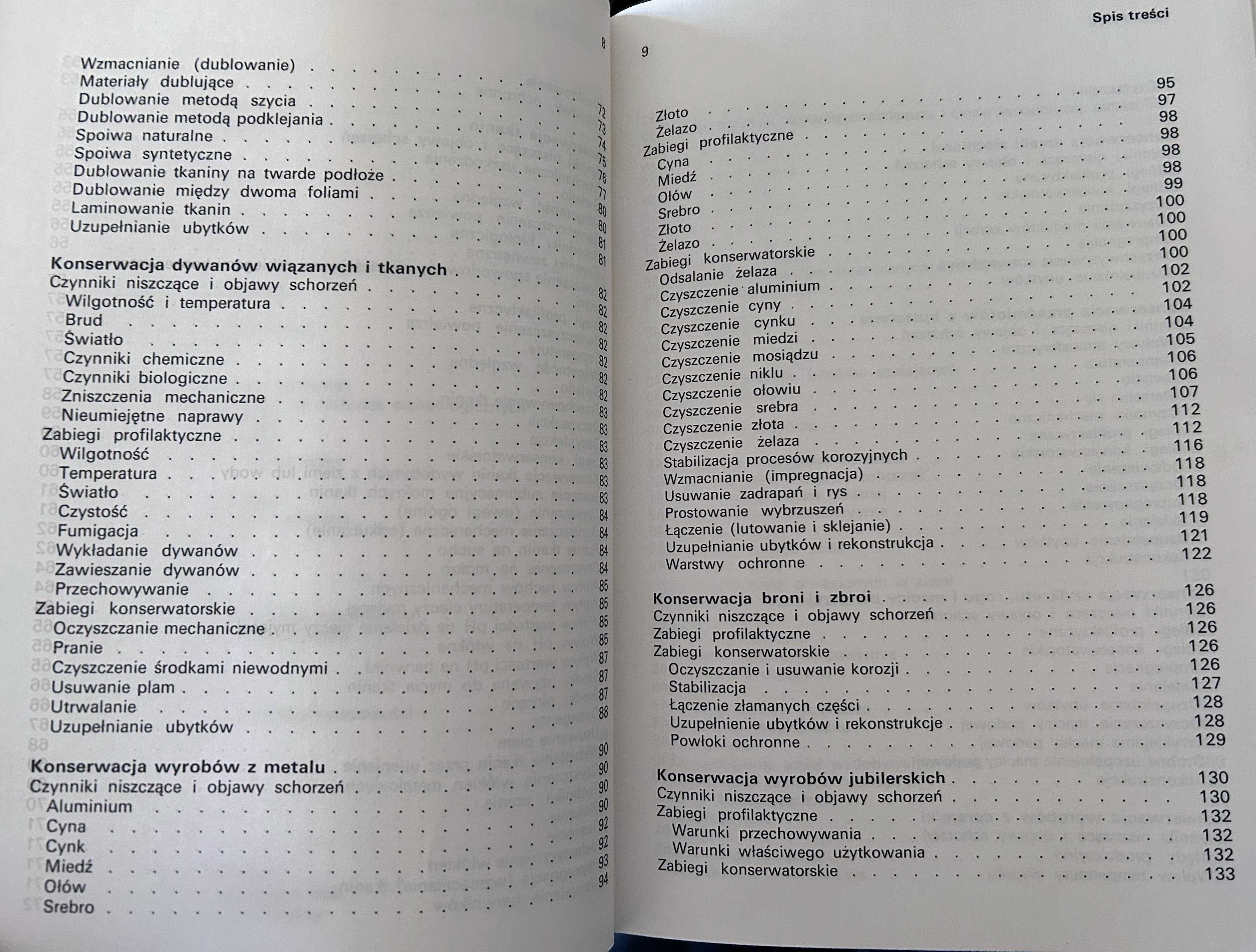 Konserwacja zabytków sztuki T.3 Rzemiosło artystyczne W. Ślesiński.
