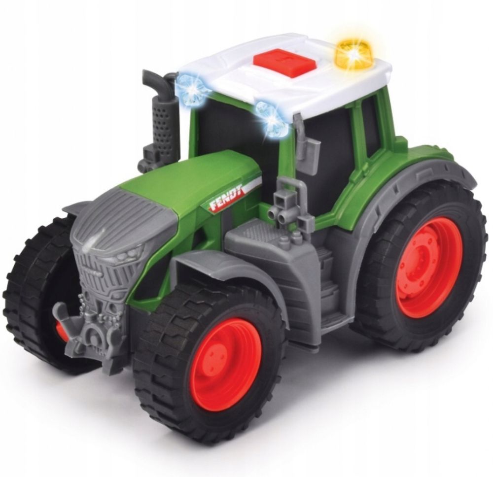 Dickie Farm Traktor z przyczepą na mleko FENDT 26 cm