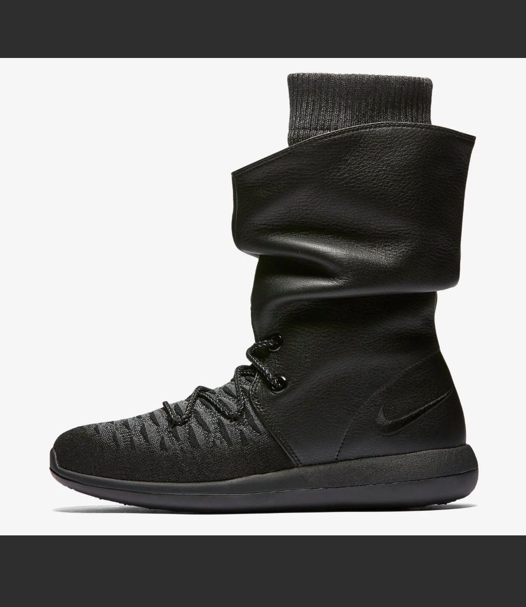 Сапоги Nike Wmns Roshe Two Hi Flyknit Black (861708-001)