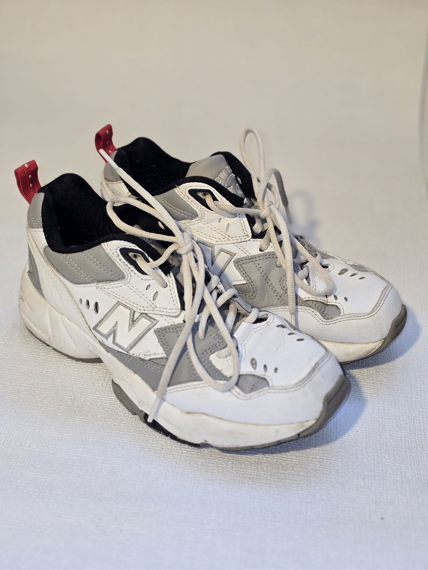 Buty New Balance, sneakersy naturalna szkòra