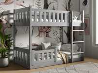 Piętrowe łóżko dziecięce LILA SLIM + materace 160x80