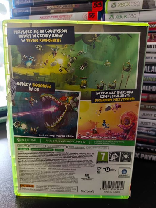 Rayman Legends X360 Wysyłka Wymiana Sklep Mokotów