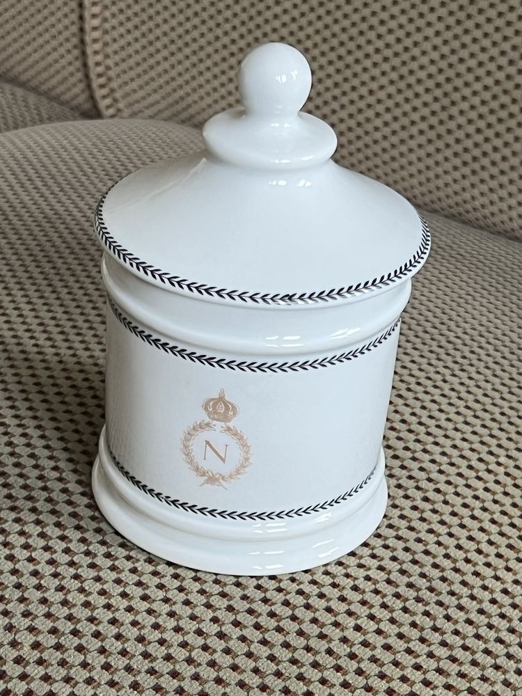 Pojemnik z manufaktury Solim Limoges France kolekcjonerski Napoleon
