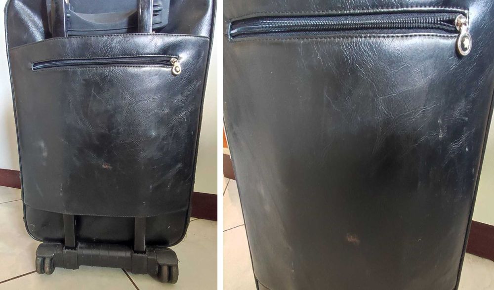 Montblanc Mont Blanc walizka skórzana torebka podróżna torba kabinowa