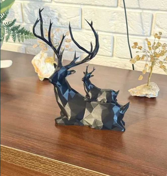 Figurka Renifer Jeleń Bożonarodzeniowy Ozdoba Świąteczna