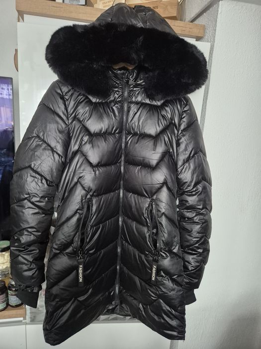 Kurtka zimowa długa rozmiar L