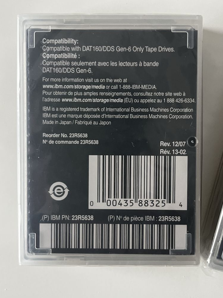 Kaseta czyszcząca IBM DAT 160