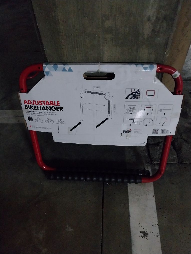 Suporte de parede para até duas bicicletas