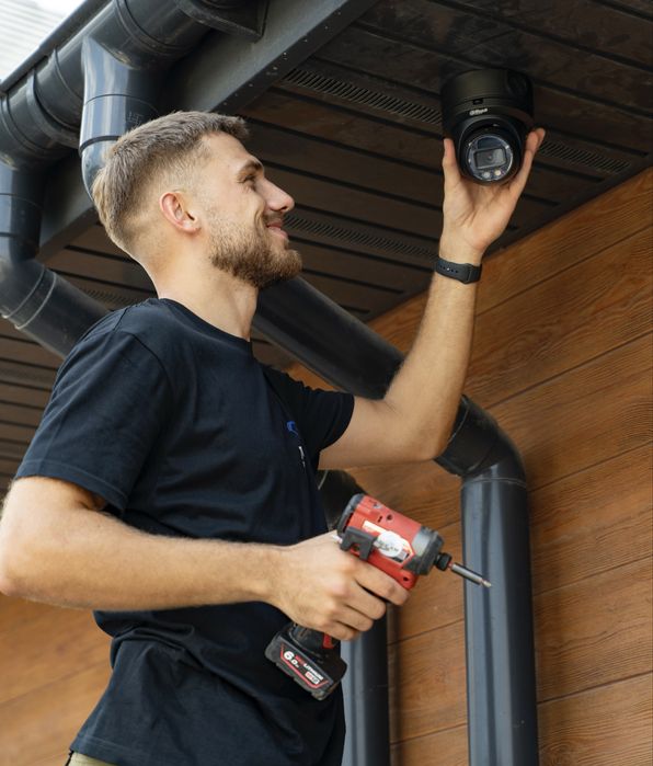 Montaż monitoringu kamer, alarmów, oświetlenie led, TV i AudioVideo