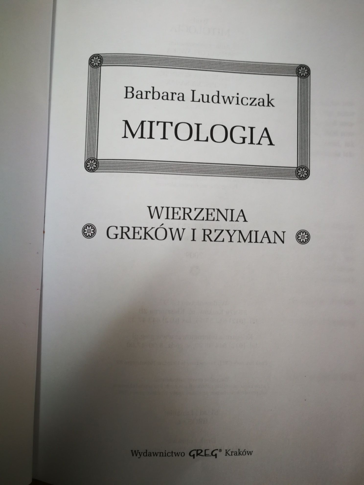 Mitologia Barbara Ludwiczak. Nowa